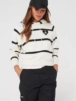 Image of Converse Chuck Taylor Bold Scene Hoodie, Off White, Size XL, Women