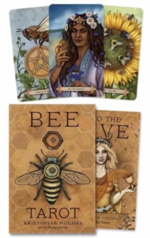 Image of Bee Tarot. Kit. By Kristoffer Hughes, Nadia Turner Books