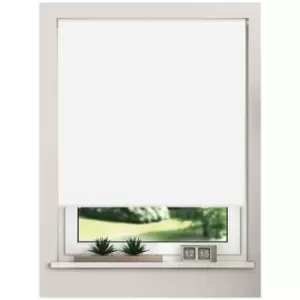Image of NewEdgeBlinds Blackout Roller Blinds White 120cm Width x 165cm Length
