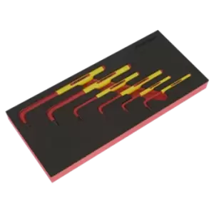 Image of Premier Hex Key Set with Tool Tray 6pc - VDE Approved