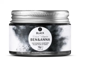 image of Ben & Anna Toothpowder Black - 15g