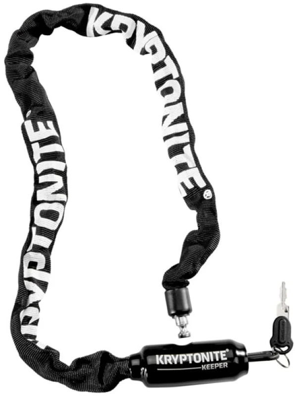 Image of Kryptonite Keeper 585 Integrated Chain (5mm x 85 cm) 85cm Black