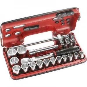 Image of Facom Bit set Metric 1/2 (12.5 mm) 22 Piece SL.DBOX412