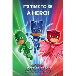 image of PJ Masks - Be a Hero Maxi Poster