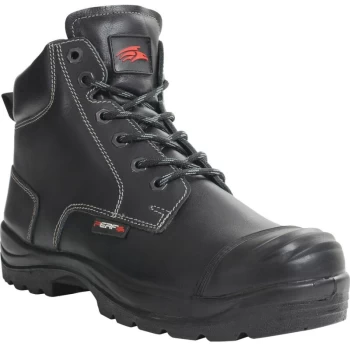 Image of Perf PB10C Black Derby Safety Boots - Size 5