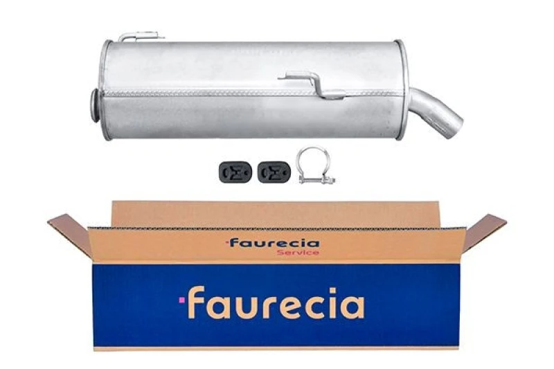Image of Rear silencer HELLA 8LD 366 032-201