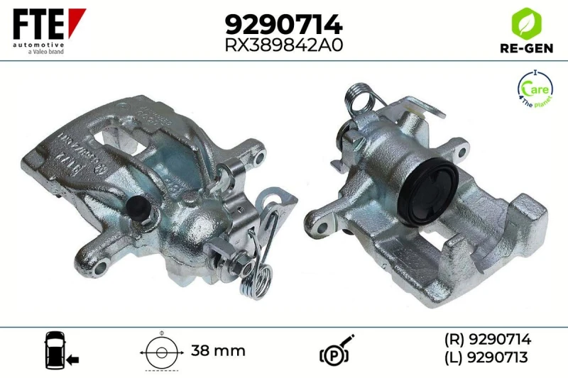 Image of Brake caliper FTE 9290714