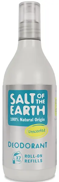 image of Salt of the Earth Unscented Roll On Deodorant Refill 525ml