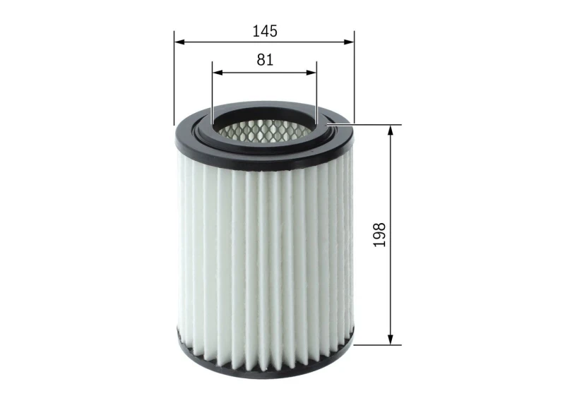 Image of Air filter Bosch F 026 400 665