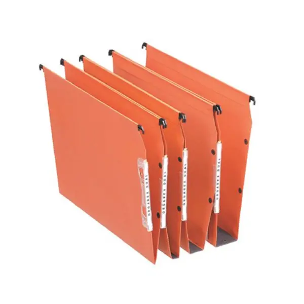 image of Orgarex Esselte Orgarex 15mm Lateral File V-Bottom A4 Orange (Pack of 25) 21627 21627