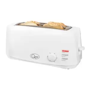 image of Quest 35049 4 Slice Extra Wide Long Slot Cool Touch Toaster