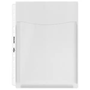 Image of Rexel Extra Capacity Pocket A4 Clear Pack 5 22679490