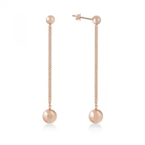 image of Ladies Radley Rose Gold Plated Sterling Silver Bliss Crescent Earrings