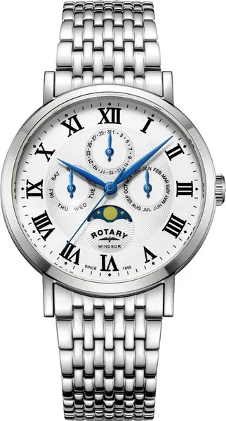 Image of Rotary Watch Windsor Men D - Silver RTY-932