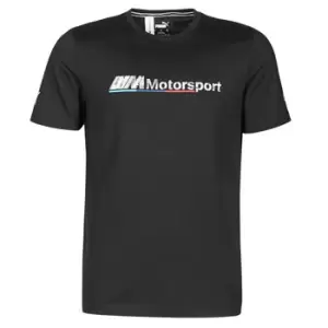 image of Puma BMW MMS Logo Tee+ mens T shirt in Black - Sizes L,S,XL,XXL