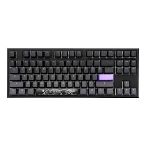 image of Ducky One 2 RBG DS PBT Blue Cherry MX Mechanical Keyboard - Black/White (DK-DKON1787ST-CUSPDAZT1) (US Layout)