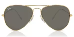 Ray-Ban Sunglasses RB3025 Aviator Large Metal Polarized 919648