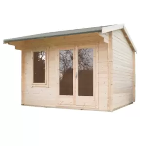Image of Shire Marlborough 8ft x 12ft Log Cabin