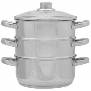 image of Yes Chef 3 Tier Steamer Set - S/Steel