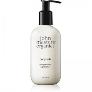 image of John Masters Organics Geranium & Grapefruit Soothing Body Milk 236ml