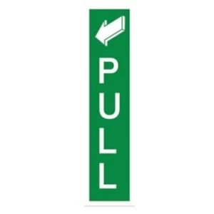 image of Pull Fire information sign (H)200mm (W)50mm