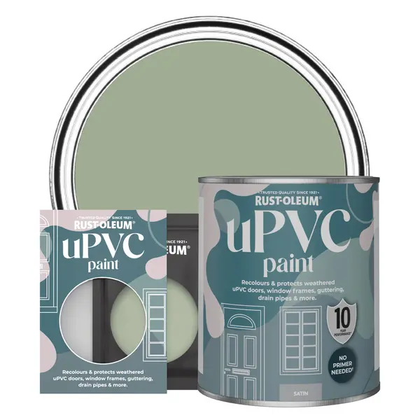 Image of Rust-Oleum uPVC Paint, Satin Finish - BRAMWELL - 750ml