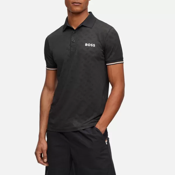 image of BOSS Green Patteo MB 12 Cotton-Blend Polo Shirt - L