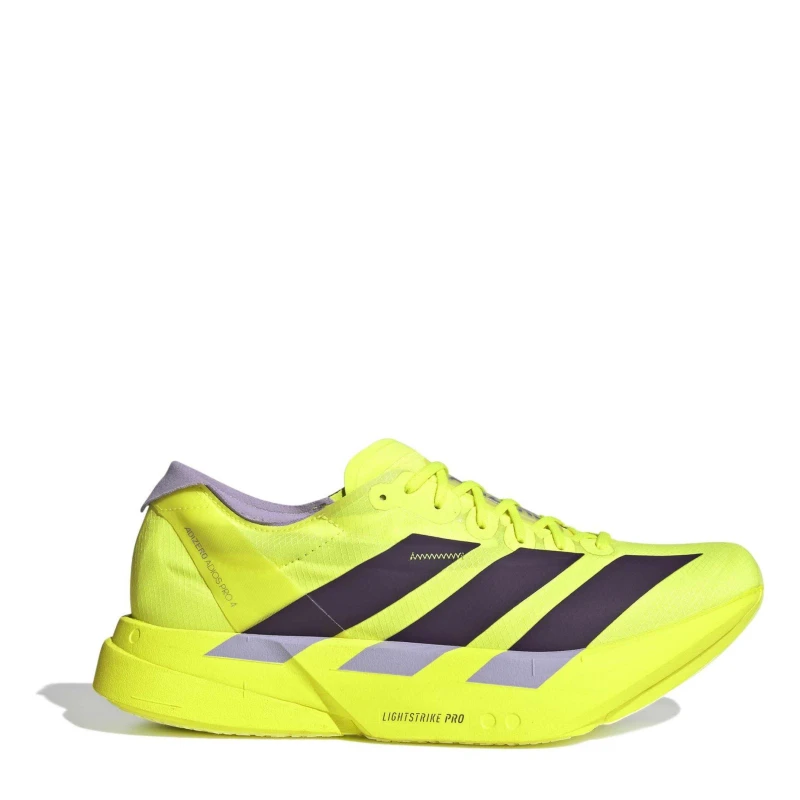 Image of adidas Adizero Adios Pro 4 Shoes Mens Solar Yellow male 7 (40.7)