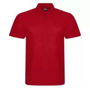 Image of PRO RTX Mens Pro Pique Polo Shirt (5XL) (Red)