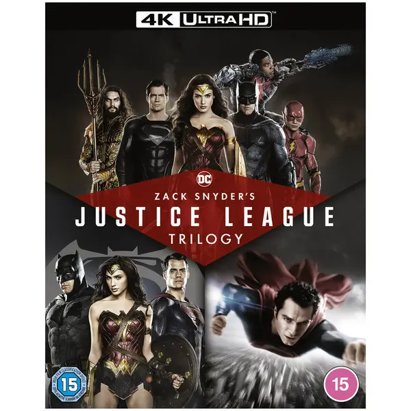 image of Zack Snyders Justice League Trilogy - 2021 4K Ultra HD Bluray Movie