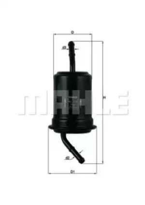 image of Fuel Filter KL115 77089220 by MAHLE Original