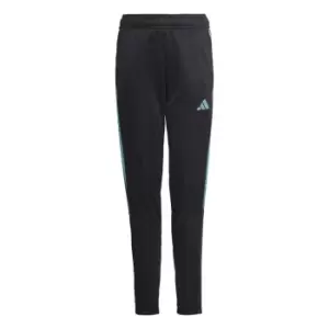 Image of adidas Tiro 23 Club Training Tracksuit Bottoms Kids - Black / Preloved Blue