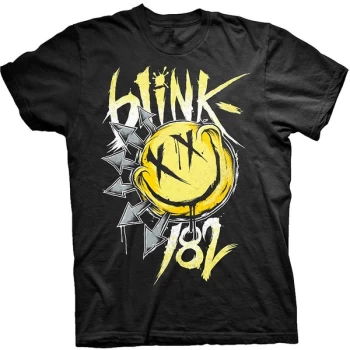 Image of Blink-182 - Big Smile Unisex Large T-Shirt - Black