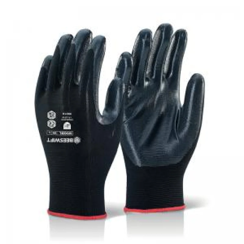 Image of Beeswift Nite Star Gloves Black Size XL Header Card NSGHC10