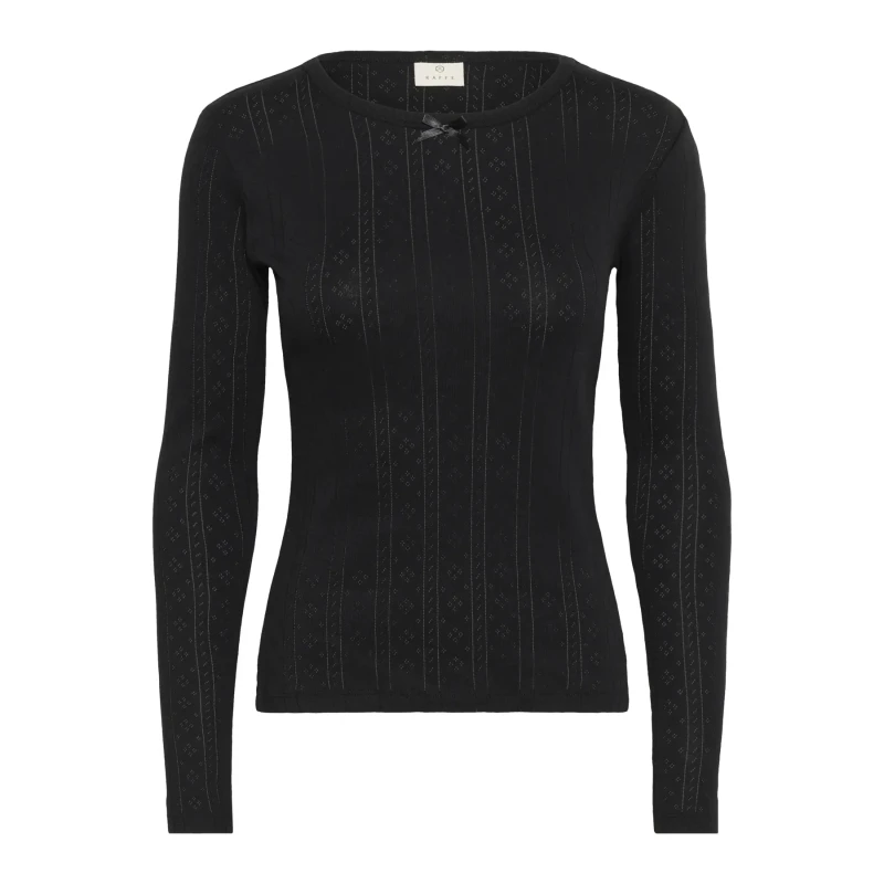 Image of Kaffe Womens T-Shirt KAFFE Hilda Noir Female L