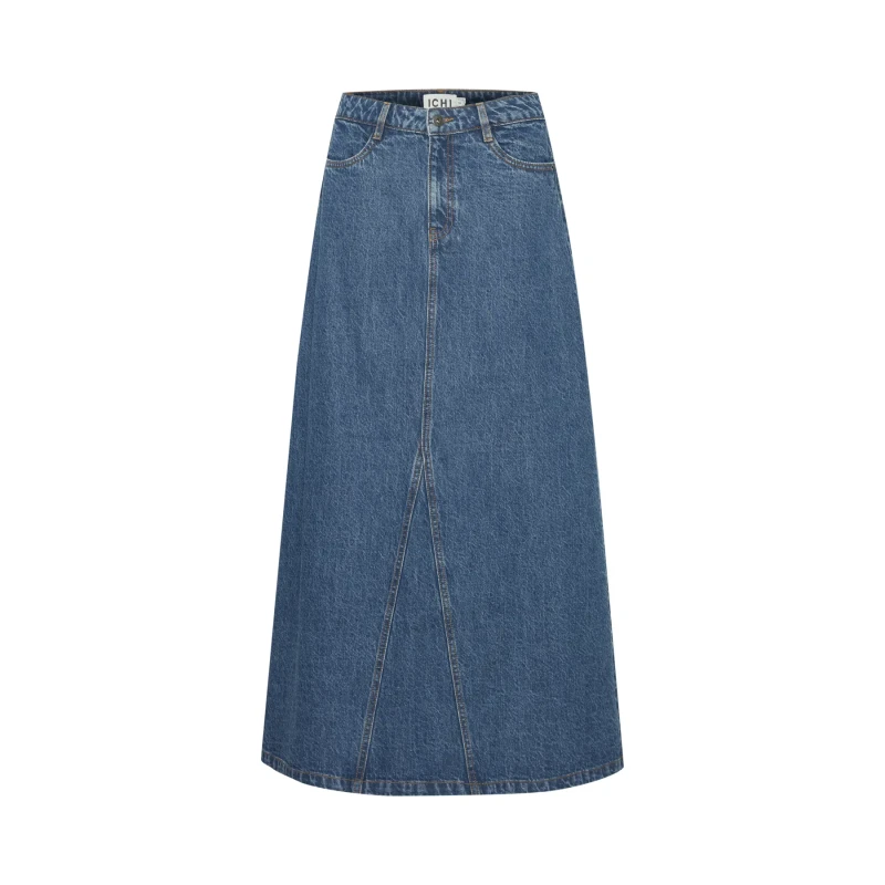 Image of Ichi Denim skirt For Her Ichi Aveny SK2 Bleu Female 40