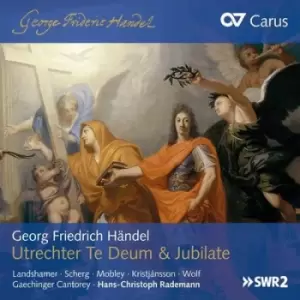 image of George Frideric Handel Utrechter Te Deum & Jubilate by George Frideric Handel CD Album