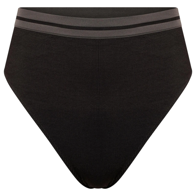 Image of Dare 2b 2b Don'T Sweat It Bikini Bottoms High Leg Bottom Womens - Black 8