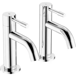 Image of Bristan Mila Taps Basin Pillar (2 Pack) in Chrome Brass
