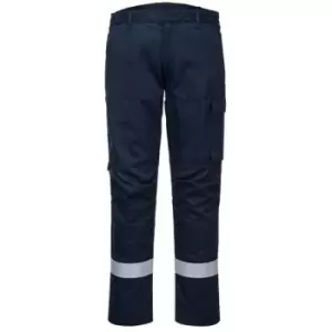 image of Portwest FR66NAR42 - sz 42 Bizflame Ultra Trouser - Navy Regular - Navy