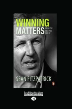 Image of Winning Matters by Sean Fitzpatrick Paperback