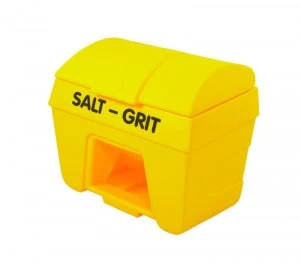 Image of Salt/grit Bin W/ Hopper Feed 200l Ylw