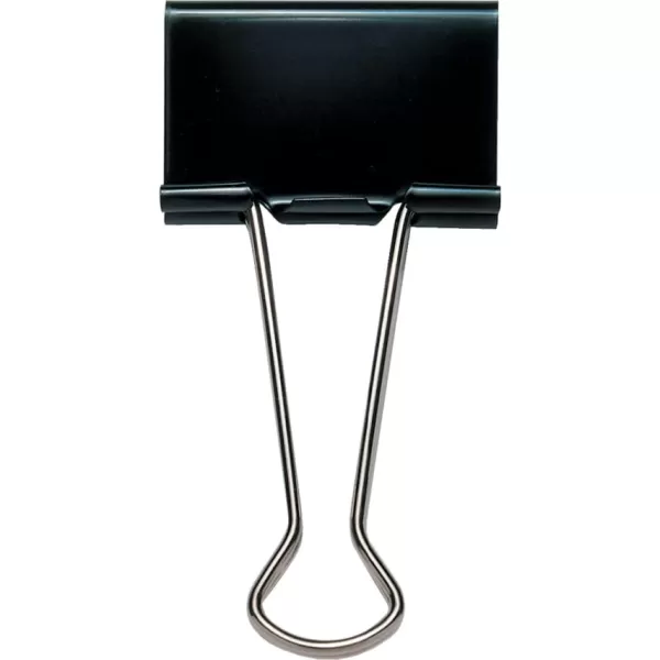 image of Rapesco Foldback Clips, 19 mm, Black