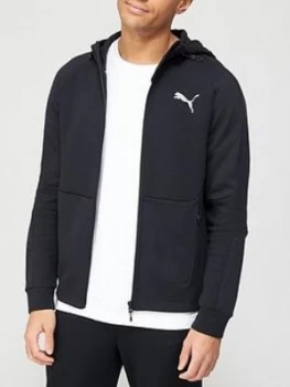 image of Puma Evostripe Full Zip Hoodie - Black