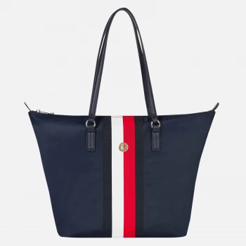 image of Tommy Hilfiger Womens Poppy Tote Corp - Desert Sky