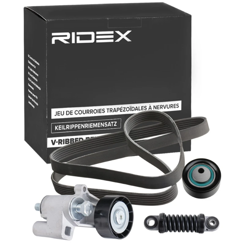 Image of RIDEX 542R1016 V-ribbed belt set V-Ribbed Belt Set (542)