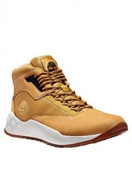 Timberland Solar Wave Mid Boots, Wheat, Size 6, Men