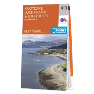 image of Map of Knoydart, Loch Hourn & Loch Duich