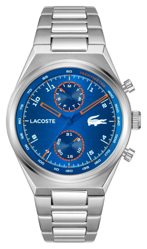 Image of Lacoste 2011499 LINE RACER Quartz Multi-Function (42mm) Blue Watch