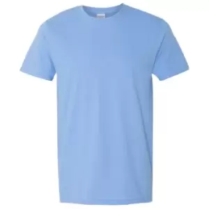 image of Gildan Mens Short Sleeve Soft-Style T-Shirt (XL) (Carolina Blue)